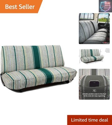 Universal Car Seat Cover for Truck and Car Bench Seats That are One Piece and...