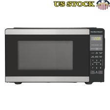 900W Countertop Microwave Oven Stainless Steel Child Lock Timer 6 Auto Cook Home