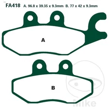 36455-Pastiglie dei freni standard SCOOTER ALTN: 7870244 compatibile con PIAGGIO
