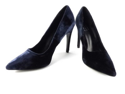 Another a sexy Damenschuhe Pumps Gr. 39 Blau samt High Heels Stiletto (15375)