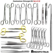 Ferri Chirurgici Sterilizzazione del Cane Ovariectomia Chirurgica Veterinaria CE