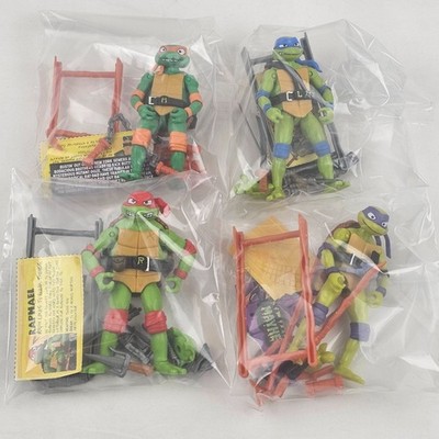 TMNT Mutant Mayhem Leonardo Raphael Donatello Michelangelo Loose Complete All 4