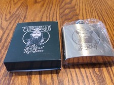 NEW Chris Stapleton Flask Stainless Steel Collectible - All American Roadshow