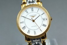 Reloj Longines Grand Classic L4.721.2 esfera blanca fecha automático para hombre [Ex+5]