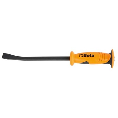 Beta Tools Pry / Prying / Crow Bar / Lever With Flat Curved End - 300mm Length