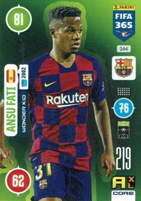Panini Adrenalyn XL FIFA 365 2021 Wonder Kid Nr. 244 Ansu Fati