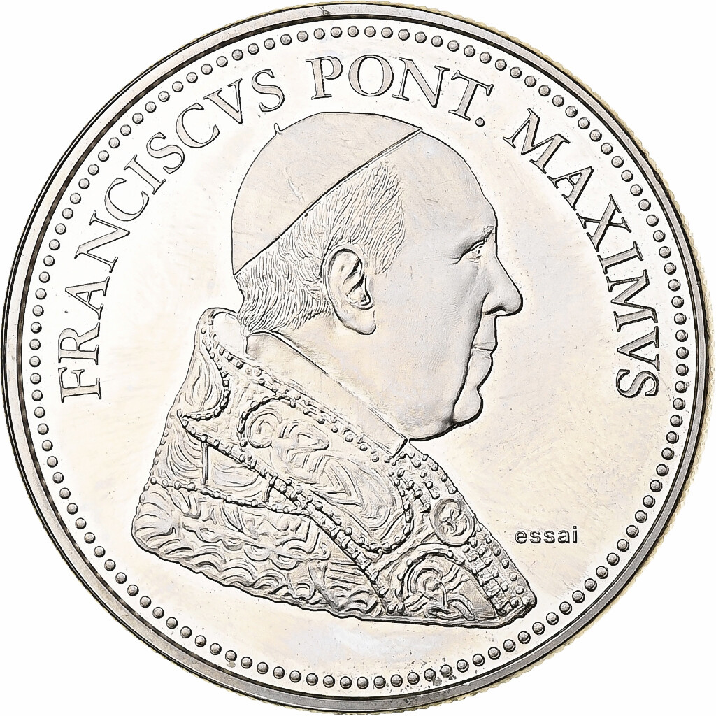 廉価出品❗️ピウス5世 レアPontifex Maximus ブロンズメダル 1028704] France, Medal, Franciscus Pontifex Maximus, Nickel, AU | eBay