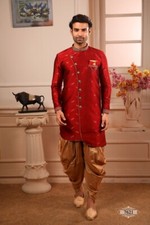Mens Wedding Bollywood Ethnic Wear Traditional Kurta Payjama Dress From India