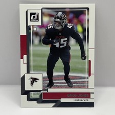 2022 Panini Donruss Football Deion Jones Base #231 Atlanta Falcons
