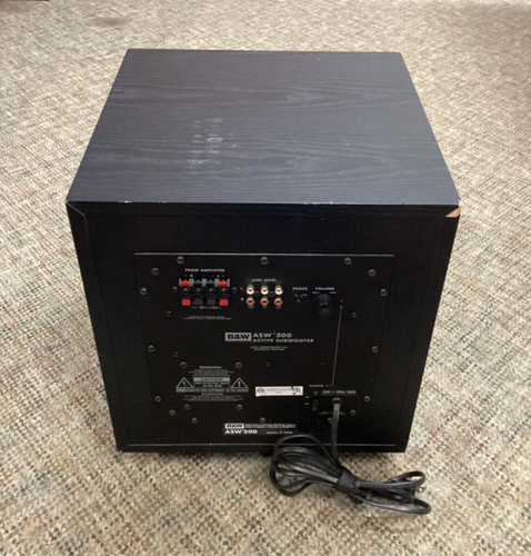 B&W ASW500 Active Subwoofer - No Grill - Tested, Works - Picture 5 of 5