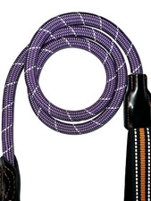 Dog Reflective No-Pull Leash With Padded Handle purple