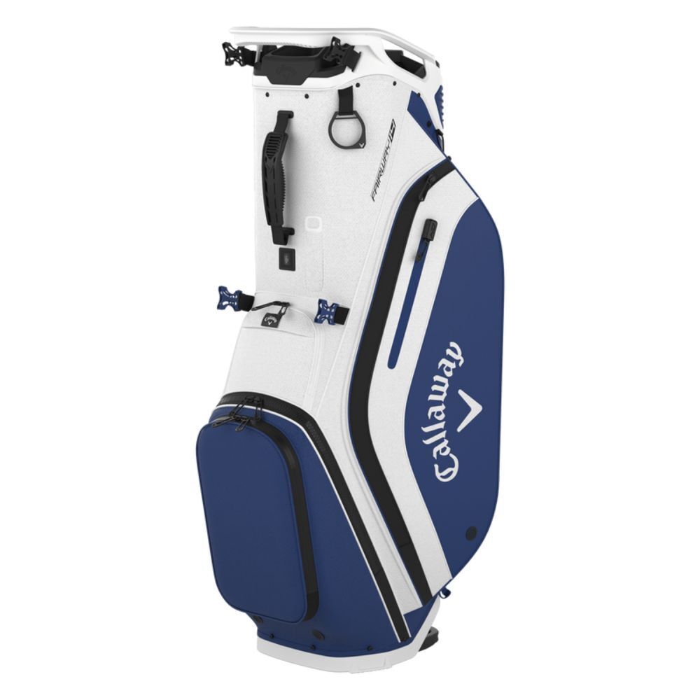 Callaway Fairway 14 Stand Golf Bag - White/Colbalt Blue Callaway Fairway 14 Stand Golf Bag - White/Colbalt Blue