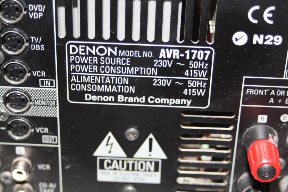 Denon AVR 1707 in  mit Fernbedienung - Bild 4 von 4