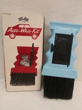 AUTO-WHIS-KIT VINTAGE ALL-IN-1 BROOM, COIN BOX, ICE SCRAPER ETC