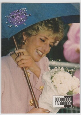 1993 Press Pass PRINCESS DIANA Fortunes & Futures Rookie Card Royal Family #100
