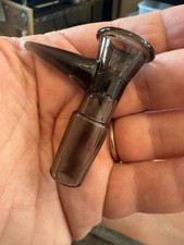 14MM Slide Bowl For Bong Single Hole Black 14mm Bowl Slide