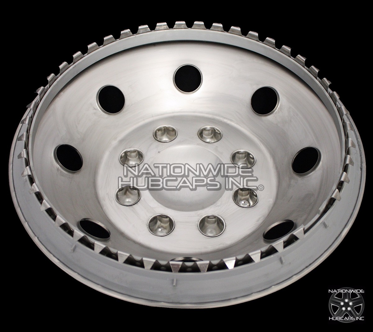 8 Lug Wheel Simulators Fuel Rider 16 Inch Polished Stainless Steel ...