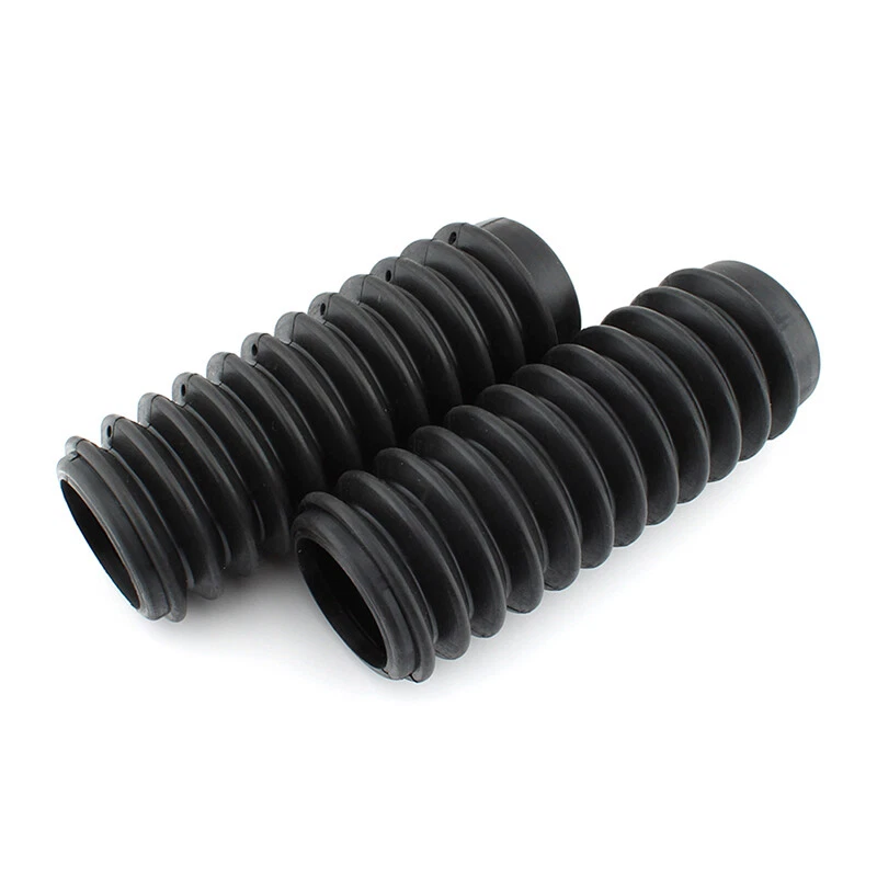 Par de fundas de goma para botas polainas horquilla moto para Honda CB CL 450-750 Foto 3 de 4