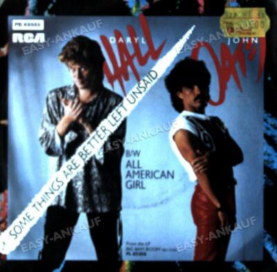 Daryl Hall & John Oates - Some Things Are Better Left Unsaid 7'' (VG/VG) .