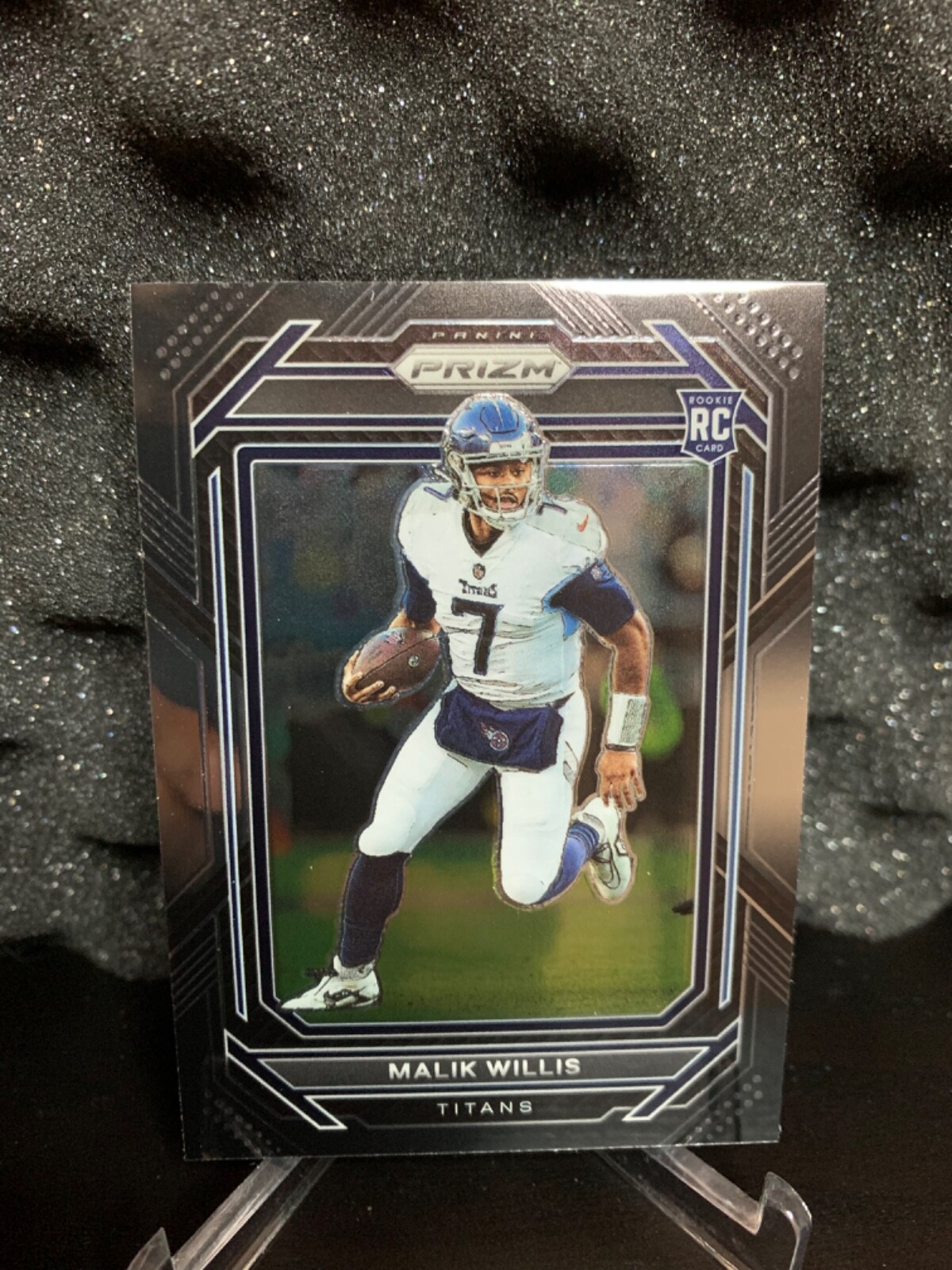 2022 Panini Chronicles - Prizm Black Silver #PB-7 Malik Willis (RC)