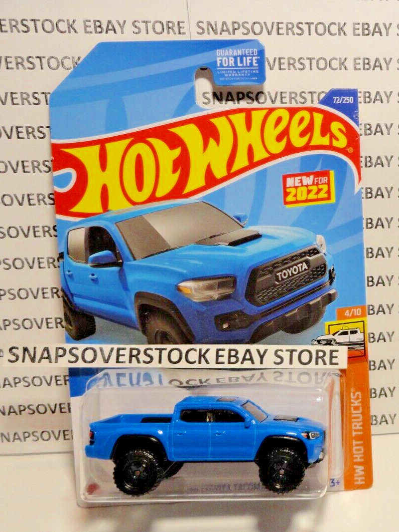 2022 HOT WHEELS BLUE '20 TOYOTA TACOMA #72 W/ BAJA5 RIMS VARIANT