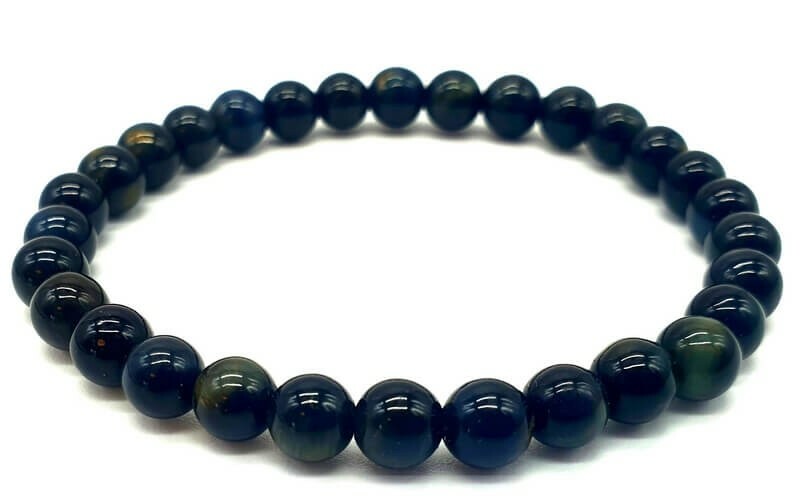 Bracelet Oeil de Faucon Protection contre le Stress et la Fatigue Oculaire en Pierres AA