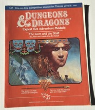 Dungeons And Dragons Module The Gem And The Staff TSR D D 1983