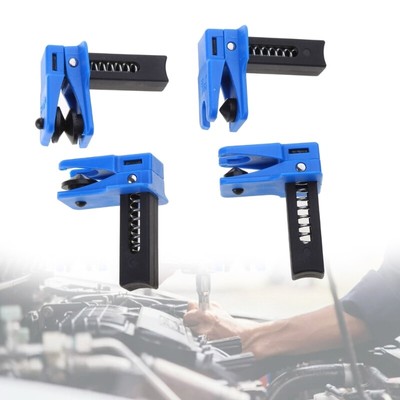 4Pcs Car Brake Oil Pipe Plug Brake Nozzle Clamp Oil Tool to Prevent Oil Spills