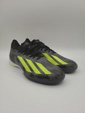 Adidas X Crazyfast Injection.1 Mens Sz 9 Black Yellow Indoor Soccer Shoes IG6272