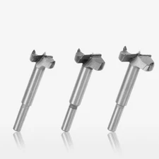 Forstner Drill Bits Carbide Tip Wood Hinge Hole Saw Boring Cutter 15-100mm + Set