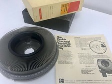 Vintage Kodak Carousel Transvue 140 Slide Tray w/ Original Box  Instructions 