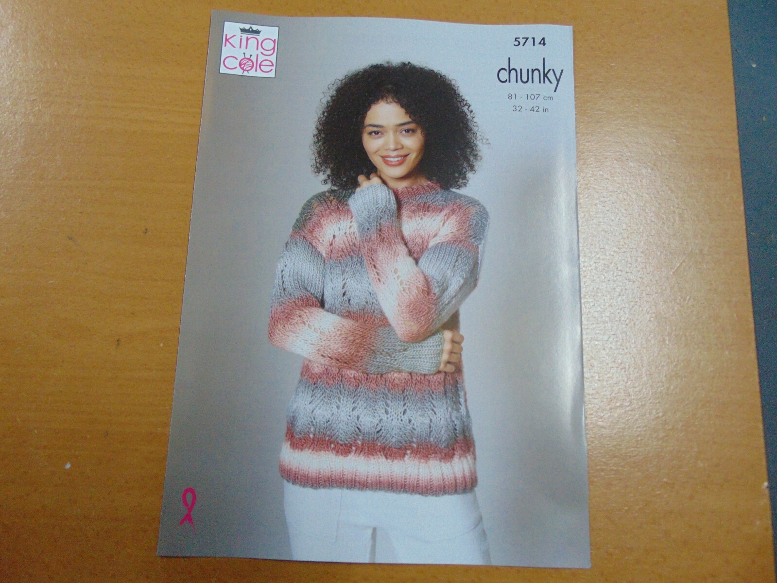 King Cole Chunky Ladies' Sweater and Accessories Pattern 5714 (81 - 107 cm)