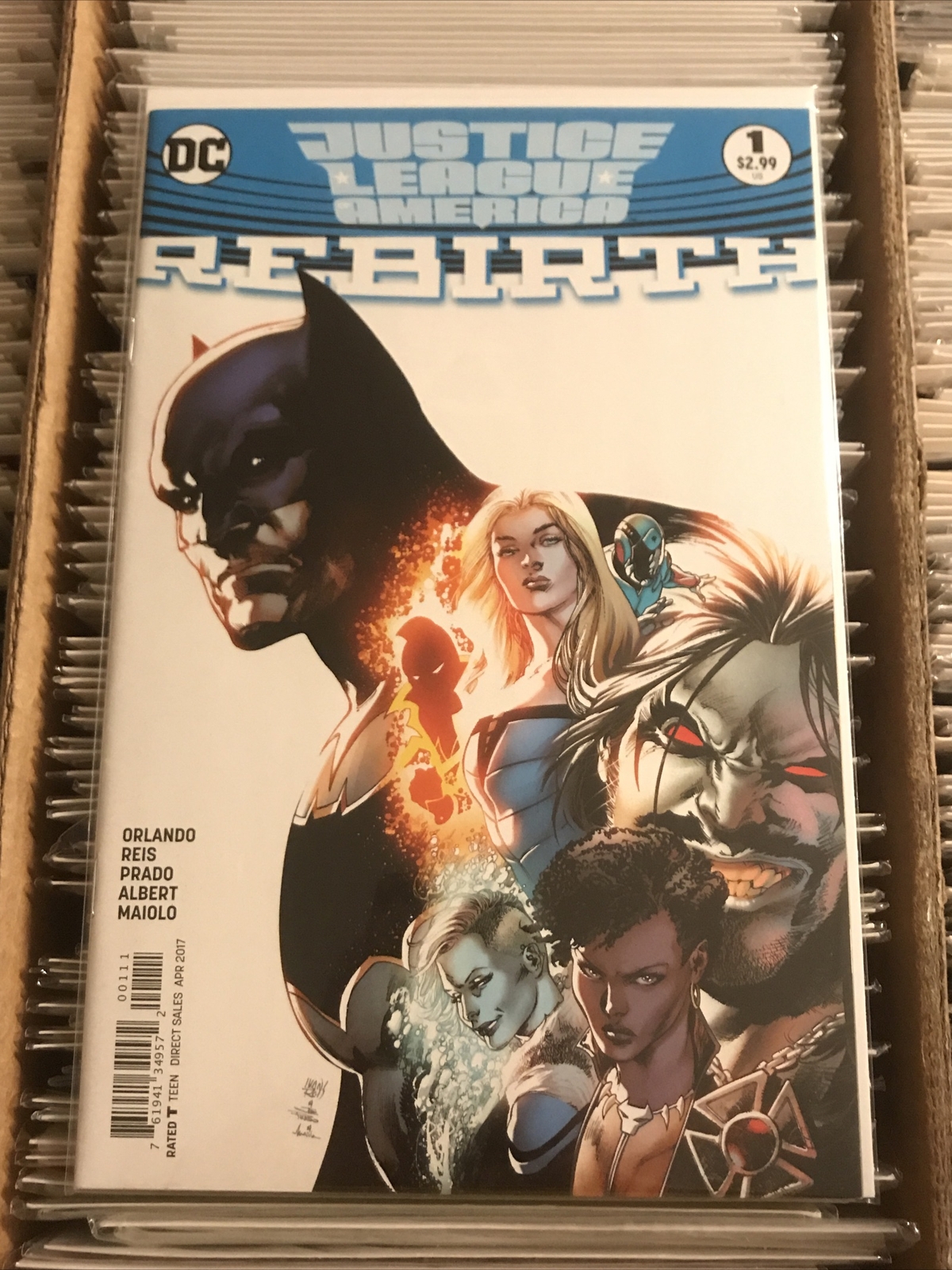 Justice League of America: Killer Frost - Rebirth #1 Ivan Reis / Joe ...