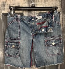 Vintage Y2K Mary Kate Ashley Girls Size 12 Denim Skirt