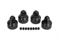 Traxxas X-Maxx/XRT Aluminum GTX Shock Cap (Black) (4) 7764X