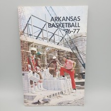 1976-77 Arkansas Razorback Basketball Schedule - Vintage Paperback Booklet
