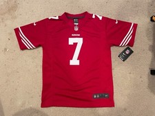 Colin Kaepernick 7 San Francisco 49ers NFL Team Jersey Youth L 14-16 BRAND NEW