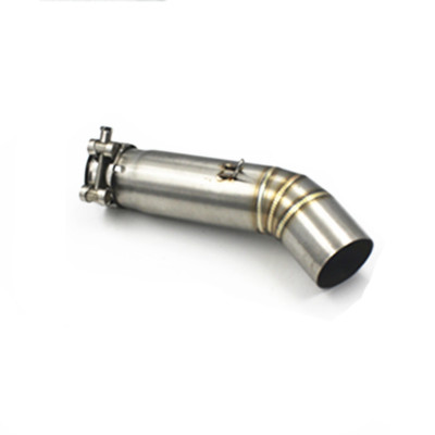 Motorcycle Slip On Exhaust Connecting Mid Pipe For Suzuki GSXR 600 750 2008-2015