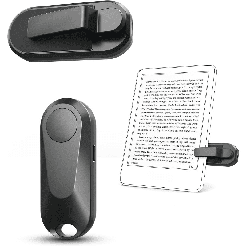 Wireless E-Reader Page Turner with Camera Remote Trigger  -image