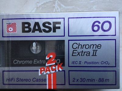 2x BASF Chrome Extra II  60    neu | gute Performance | rar