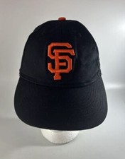 San Francisco Giant OC Sports Youth Adjust Strap Hat Cap Team MLB Black Orange