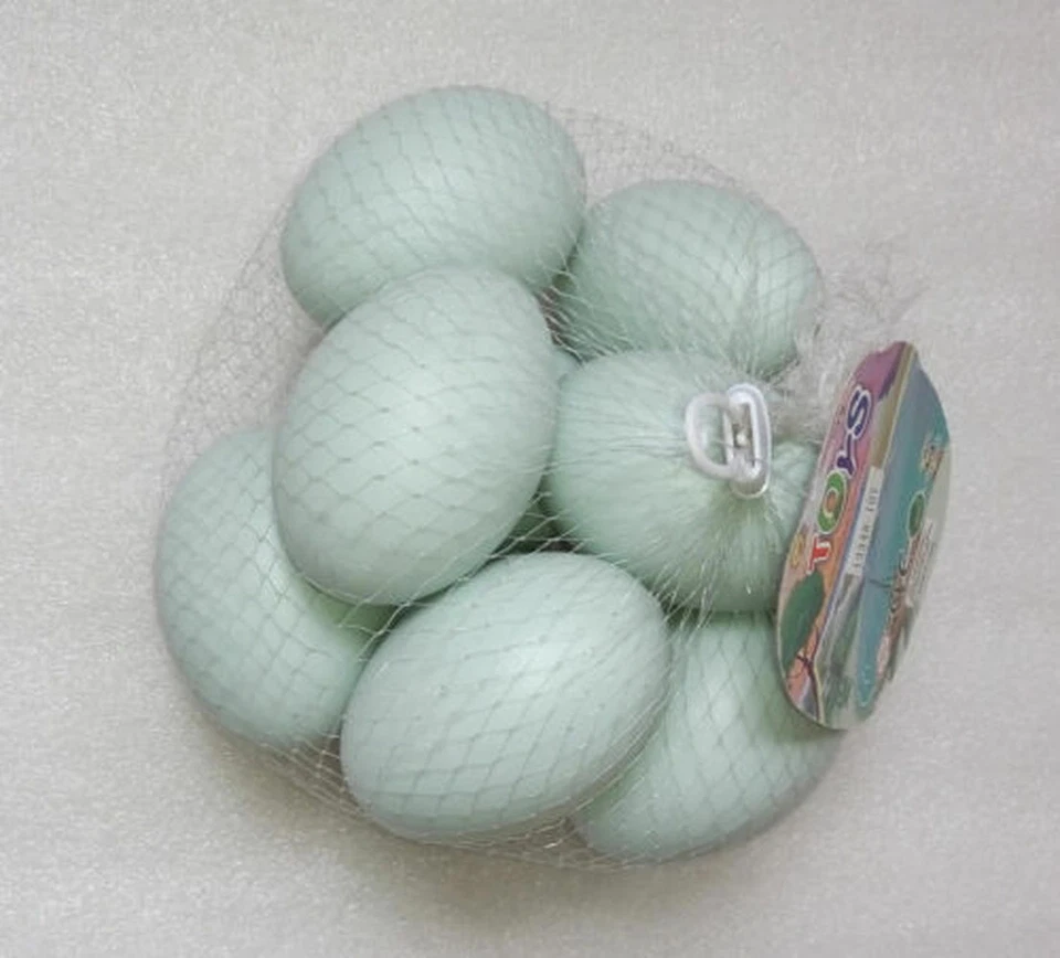 Artificial duck egg Fake Nest Eggs easter eggs Home kitchen Staging Theater Prop - Image 2 of 2