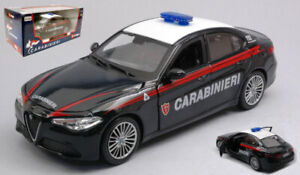 Model Car Alfa Romeo Giulia Carabinieri Scale 1 24 Burago Modellcar New Ebay