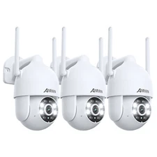 ANRAN Pan/Tilt CCTV Wireless Security Camera Waterproof 2way Audio 1080P Wifi IR