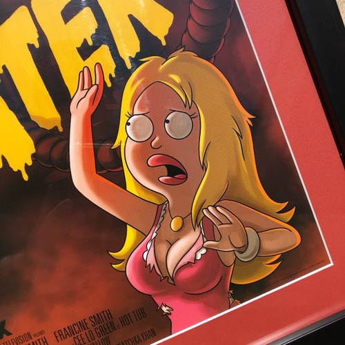 American Dad 2011 Hotwater Cee Lo Hot-tub Episode Comic Con Poster Custom Framed - Picture 4 of 9