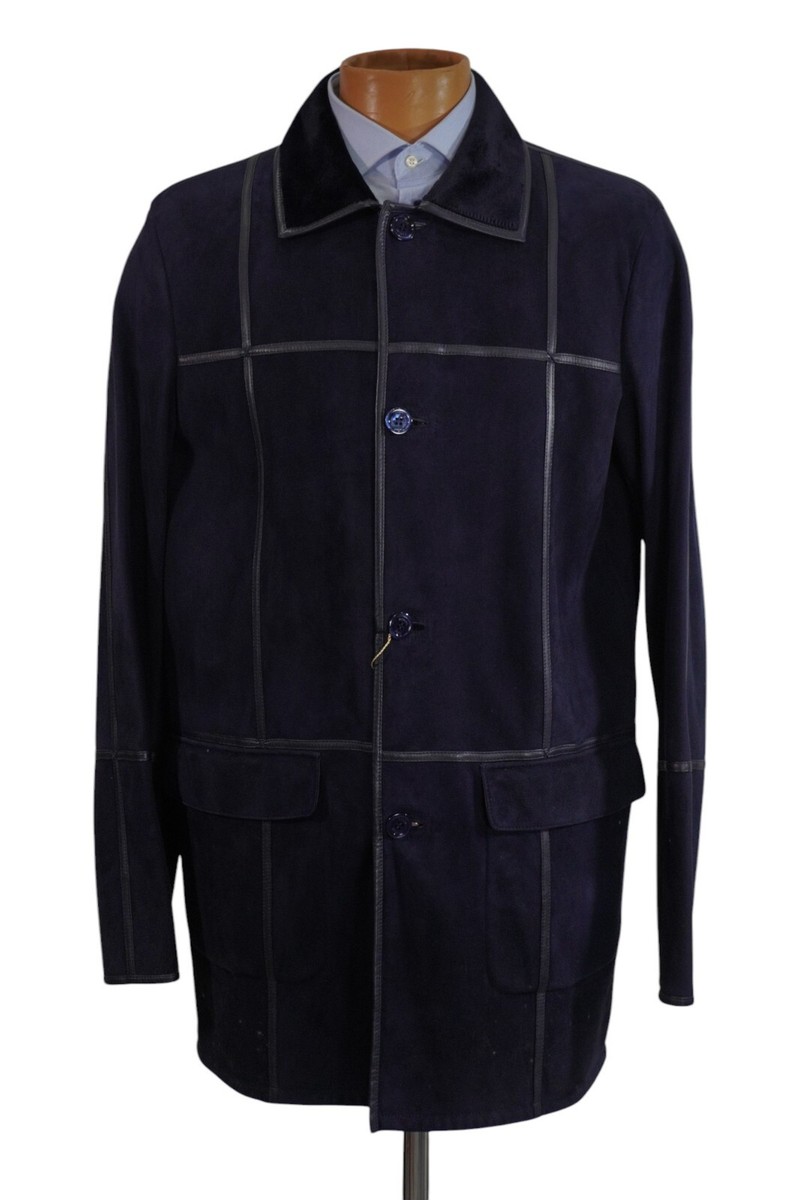 NEW 32450,00 STEFANO RICCI Top Coat VISEL Outwear FUR Size Us M Eu