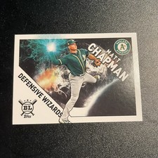 2020 Topps Big League Baseball Defensive Wizards #DW3 Matt Chapman (A's)