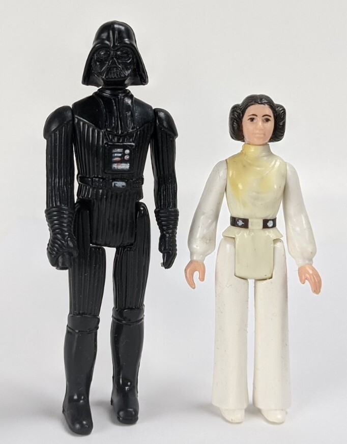 STAR WARS Princess Leia 4個セット Kenner社製 Vintage Kenner Star Wars Princess Leia 3 3/4