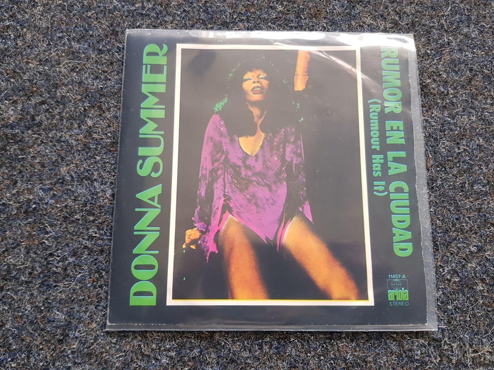 7"" Single Vinyl Donna Summer - Rumor en la ciudad/ Rumour has it SPAIN