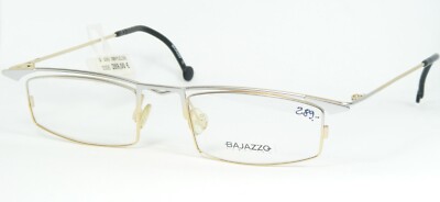 Vintage BAJAZZO IMPULSE 05 FA SILVER /GOLD EYEGLASSES GLASSES FRAME 49-16-133mm